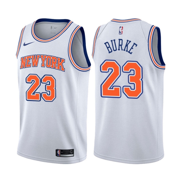 New York Knicks #23 Trey Burke Statement Jersey