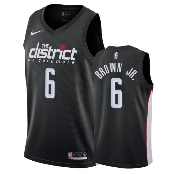 Washington Wizards #6 Troy Brown Jr. City Jersey