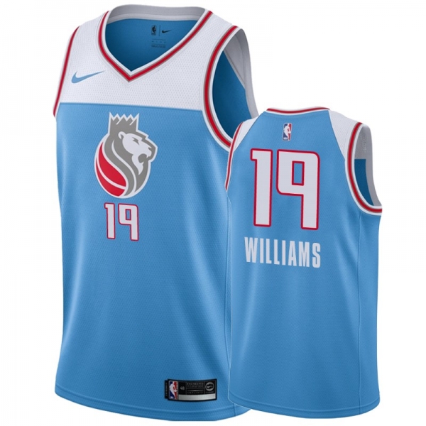 Sacramento Kings Troy Williams #19 Blue 2018-19 City Jersey