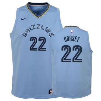 Youth Memphis Grizzlies #22 Tyler Dorsey Statement Jersey