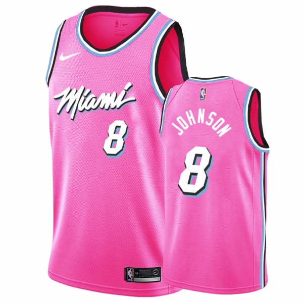 Miami Heat #8 Tyler Johnson Earned Jersey