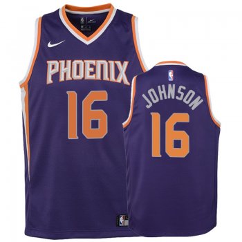 Youth Phoenix Suns Tyler Johnson #16 Purple Icon Jersey