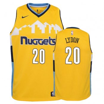 Youth Denver Nuggets #20 Tyler Lydon Statement Jersey