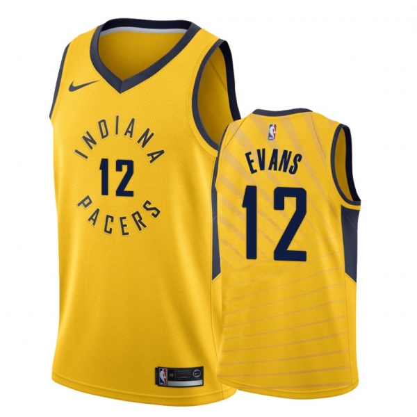 Indiana Pacers #12 Tyreke Evans Statement Jersey