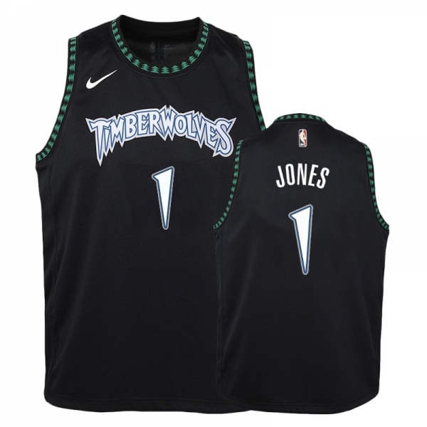 Youth Minnesota Timberwolves #1 Tyus Jones Hardwood Classics Jersey