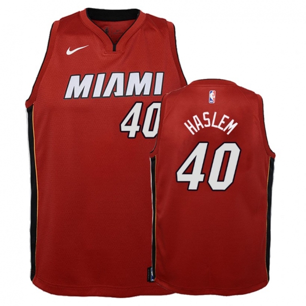 Youth Miami Heat #40 Udonis Haslem Statement Jersey