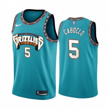 Memphis Grizzlies #5 Bruno Caboclo Hardwood Classics Jersey