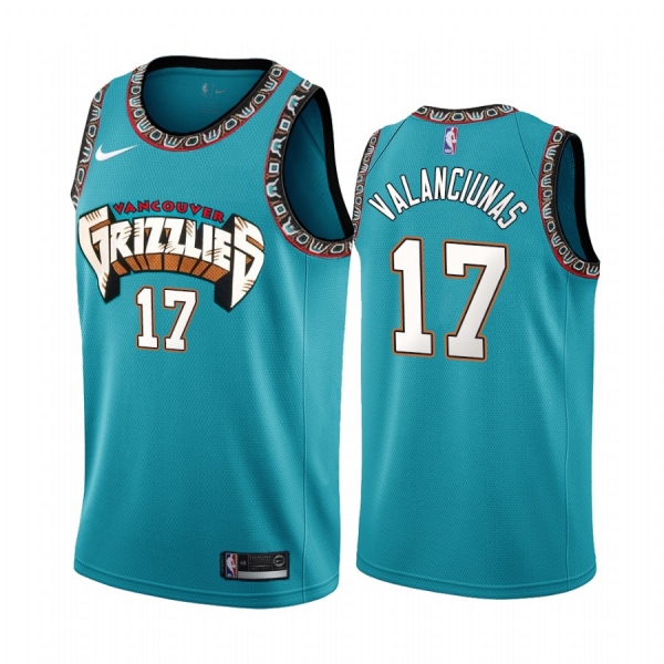 Memphis Grizzlies #17 Jonas Valanciunas Hardwood Classics Jersey