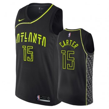 Atlanta Hawks Vince Carter #15 Black City Jersey