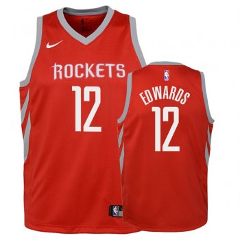 Youth Houston Rockets #12 Vincent Edwards Icon Jersey