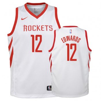 Youth Houston Rockets #12 Vincent Edwards Association Jersey