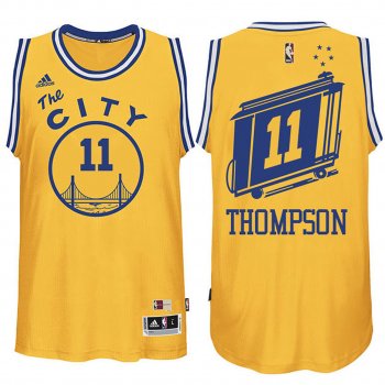 Golden State Warriors #11 Klay Thompson Hardwood Classics Jersey