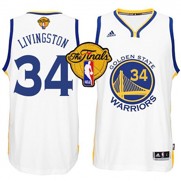 Golden State Warriors Shaun Livingston NBA Finals Jersey