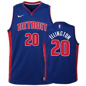 Youth Detroit Pistons #20 Wayne Ellington Icon Jersey