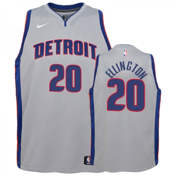 Youth Detroit Pistons #20 Wayne Ellington Statement Jersey