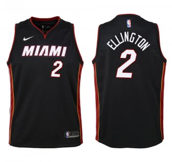 Youth Miami Heat #2 Wayne Ellington Icon Jersey