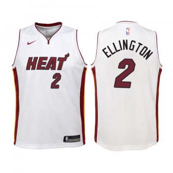 Youth Miami Heat #2 Wayne Ellington Association Jersey