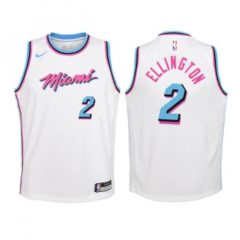 Youth Miami Heat #2 Wayne Ellington City Jersey