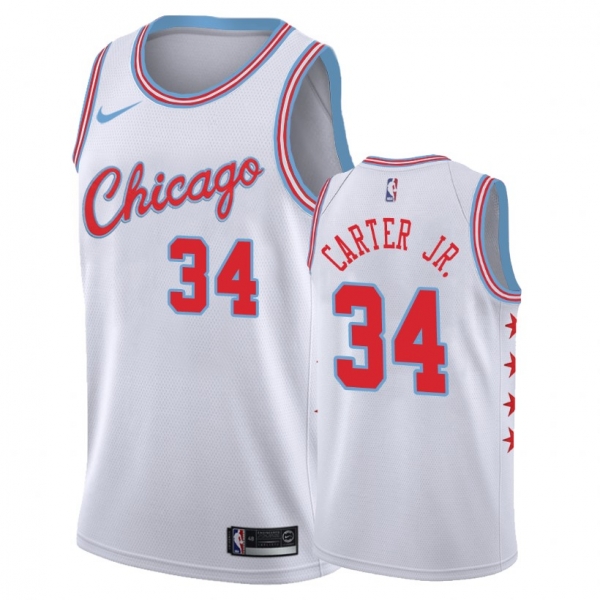 Chicago Bulls #34 Wendell Carter Jr. City Jersey