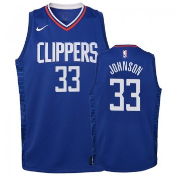 Youth Los Angeles Clippers #33 Wesley Johnson Icon Jersey