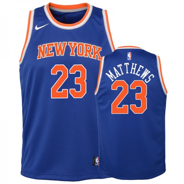 Youth New York Knicks #23 Wesley Matthews Icon Jersey