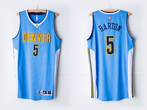 Denver Nuggets #5 Will Barton Hardwood Classics Jersey