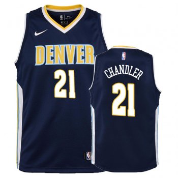 Youth Denver Nuggets Wilson Chandler #21 Navy Icon Jersey