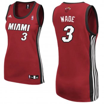 Women's Miami Heat #3 Dwyane Wade Hardwood Classics Jersey