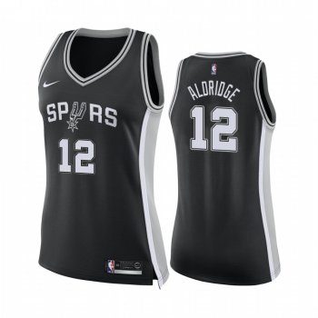 Women's San Antonio Spurs #12 LaMarcus Aldridge Icon Jersey