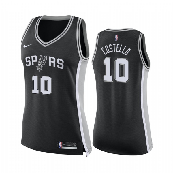 Women's San Antonio Spurs #10 Matt Costello Icon Jersey