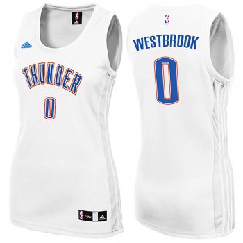 Women's Oklahoma City Thunder #0 Russell Westbrook Home Jersey