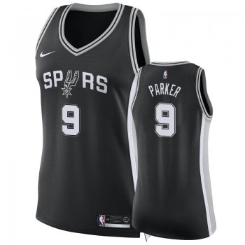 Women's San Antonio Spurs #9 Tony Parker Icon Jersey