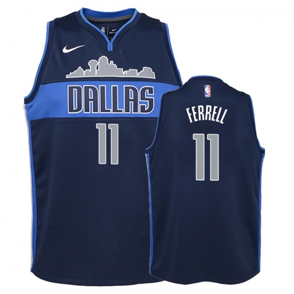 Youth Dallas Mavericks #11 Yogi Ferrell Statement Jersey