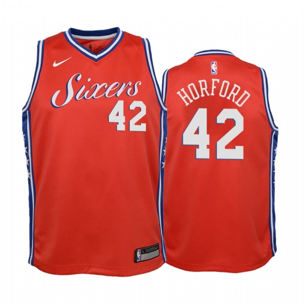 Youth Philadelphia 76ers #42 Al Horford Statement Jersey