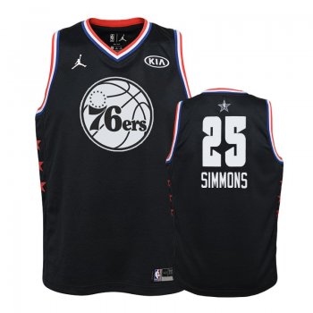 Youth Philadelphia 76ers #25 Ben Simmons All-Star Jersey