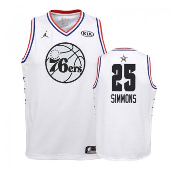 Youth Philadelphia 76ers #25 Ben Simmons All-Star Jersey