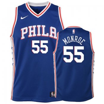 Youth Philadelphia 76ers #55 Greg Monroe Icon Jersey