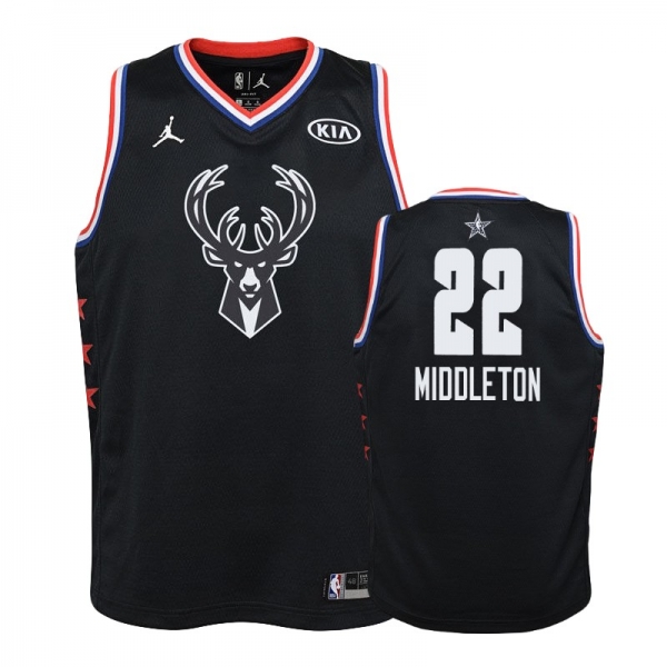 Youth Milwaukee Bucks #22 Khris Middleton All-Star Jersey