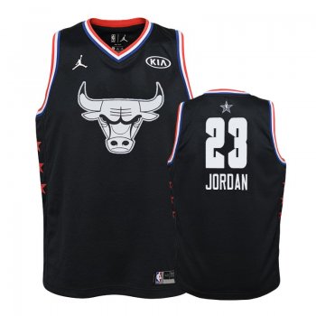 Youth Bulls Michael Jordan 2019 All-Star Jersey - Black