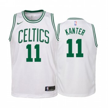 Youth Boston Celtics #11 Enes Kanter Association Jersey