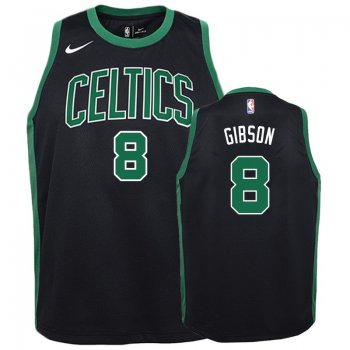 Youth Boston Celtics #8 Jonathan Gibson Statement Jersey