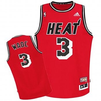 Youth Miami Heat #3 Dwyane Wade Hardwood Classics Jersey