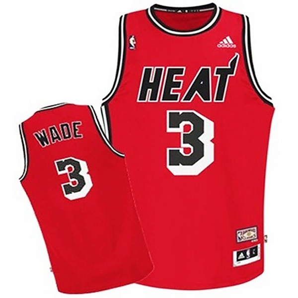 Youth Miami Heat #3 Dwyane Wade Hardwood Classics Jersey