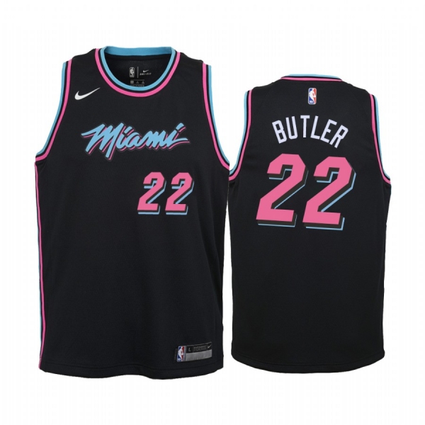 Youth Miami Heat #22 Jimmy Butler City Jersey