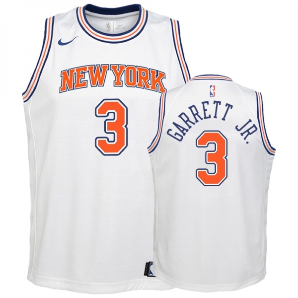 Youth New York Knicks #3 Billy Garrett Jr. Statement Jersey