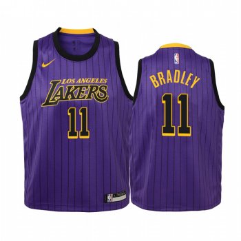 Youth Los Angeles Lakers #11 Avery Bradley City Jersey