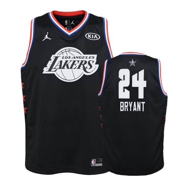 Youth Los Angeles Lakers #24 Kobe Bryant All-Star Jersey