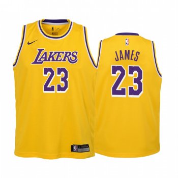 Youth Lakers Lebron James Icon Jersey