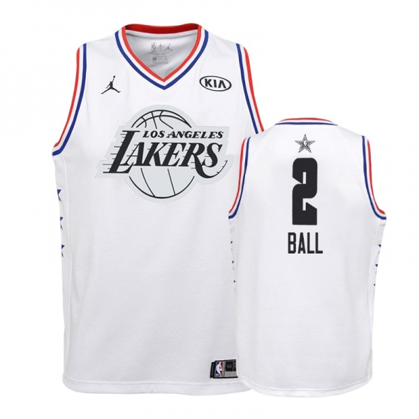 Youth Los Angeles Lakers #2 Lonzo Ball All-Star Jersey