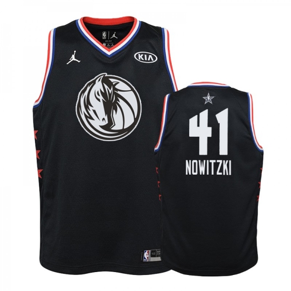 Youth Dallas Mavericks #41 Dirk Nowitzki All-Star Jersey